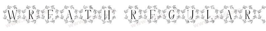 Wreath Regular字体转换